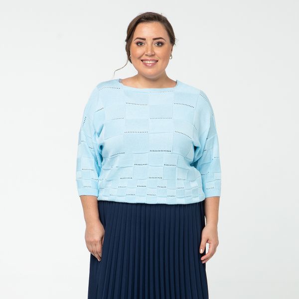 Jumper, short, blue
