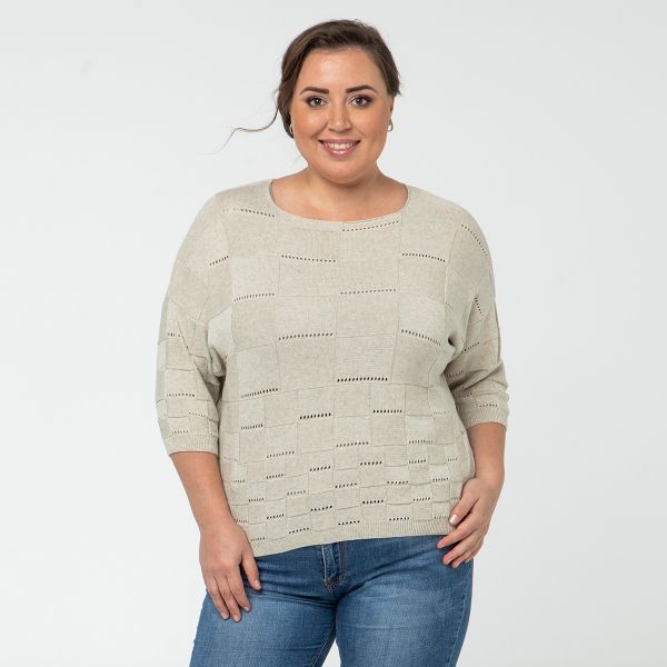 Jumper, short, linen