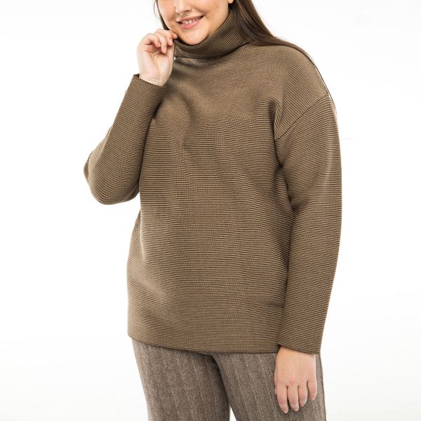 Sweater, knitwear, beige
